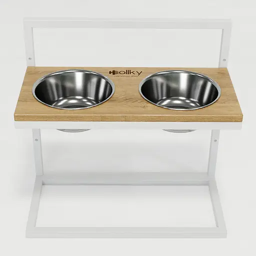 Hollky Flex L — регулируемые миски на подставке для больших собак (2 × 1.8 л) - фото 3