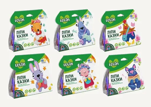 Набір для творчості з повітряним пластиліном ЛіпиКазки, TM Lovin - фото 2