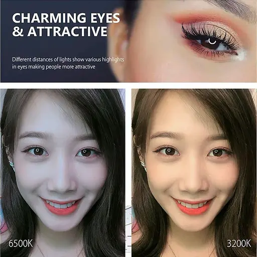 Кільцева USB LED лампа Puluz PU392 6.2"+ настільне кріплення 18-28 см - фото 4