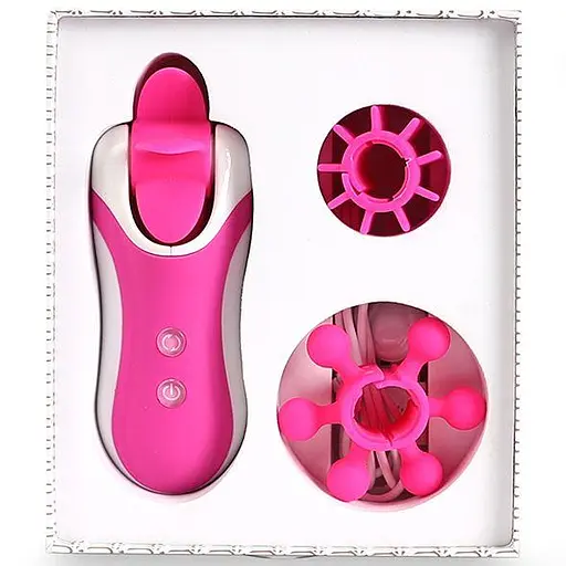 Стимулятор клітора FeelzToys Clitella Oral 11 см рожевий - фото 4