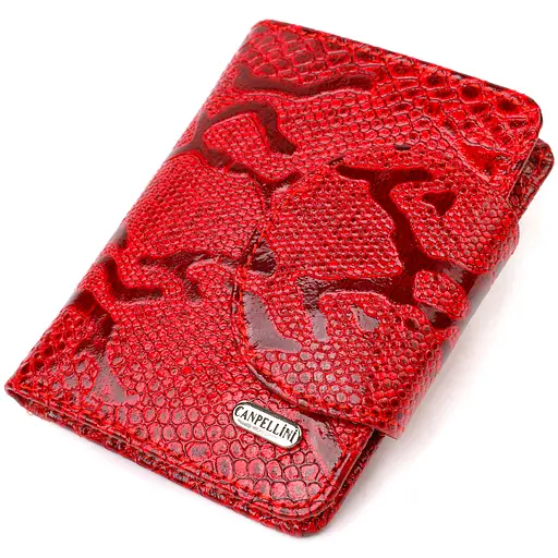 Жіночий шкіряний гаманець Canpellini 9х11.7х1 см acs0025501 - фото 1