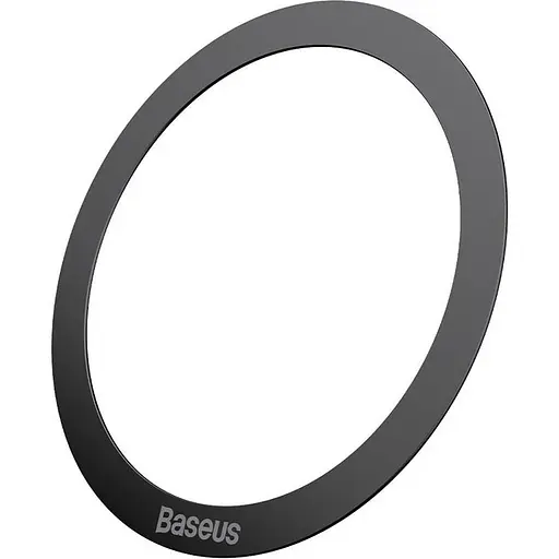 Пластини для автотримачів Baseus Halo Series Magnetic Metal Ring Black PCCH000001 (136669)