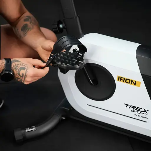 Велотренажер Trex Sport TX-500MB IRON магнітний білий - фото 5