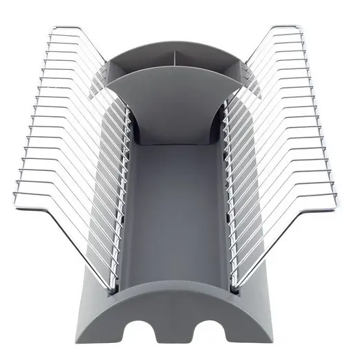 Сушарка для посуду Kamille з піддоном 41.5х26х11.5 см KM-0769A - фото 3