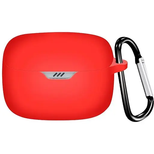 Чохол-накладка DK Silicone Candy Friendly з карабіном для JBL Tune Buds (red)