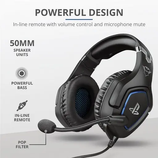Компьютерная гарнитура Trust GXT 488 Forze-G for PS4 Black (23530) - фото 3