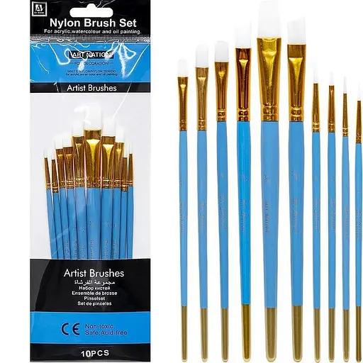 Набор кисточек художественных Bambi BREA1013K-1, 10 шт - фото 1