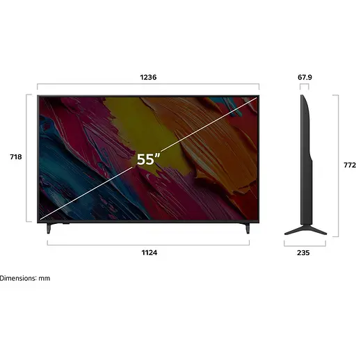 Телевизор LG AI 70 55" QNED UHD 4K (55QNED70A6A) UA [143928] - фото 6