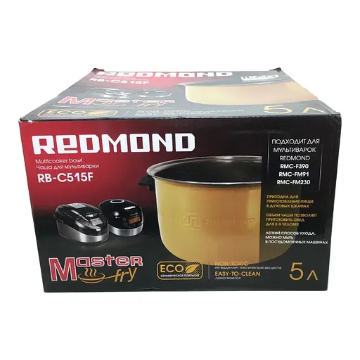Чаша для мультикухни (мультиварки) REDMOND MasterFry RMC-FM230, RMC-FM91, CB390S, 5 л. RB-C515F