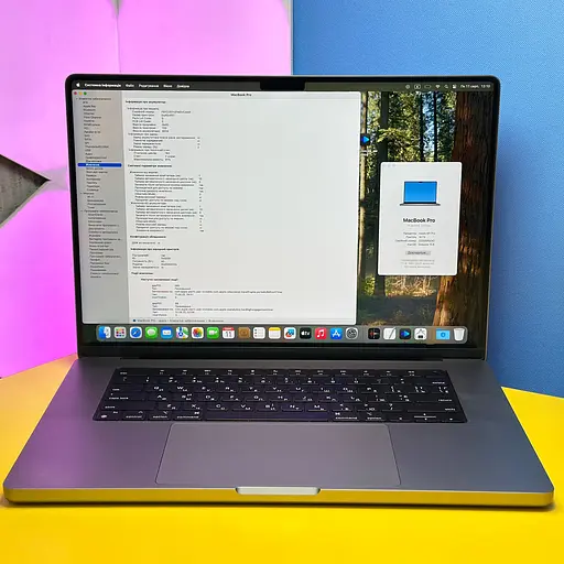 Ноутбук Apple MacBook Pro 16'' M1 Pro 16GB/512GB MK183 Space Gray 2021 (QCW2) Б/У [141778]