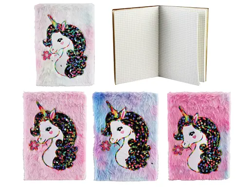 Блокнот пухнастий Unicorn, А5, 80 аркушів, 70 г/м² (В асортименті) - фото 2