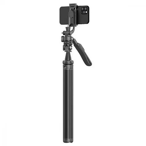Трипод тренога подставка Proove Elevate X Selfie Stick 2055 мм черный - фото 5
