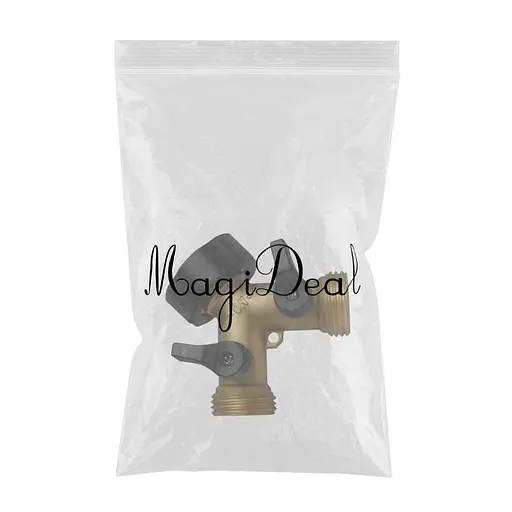 3/4 дюйми 2-ходовий потужний садовий шланговий розгалужувач для поливу рослин - фото 3