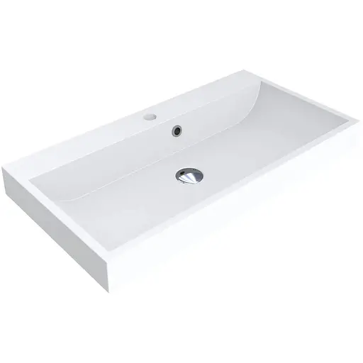 Умивальник Miraggio Varna 800 mirasoft 0001027, Білий матовий - фото 1