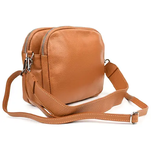 Кожаная женская сумка Virginia Conti 23х18х10 см sum0028546 - фото 3