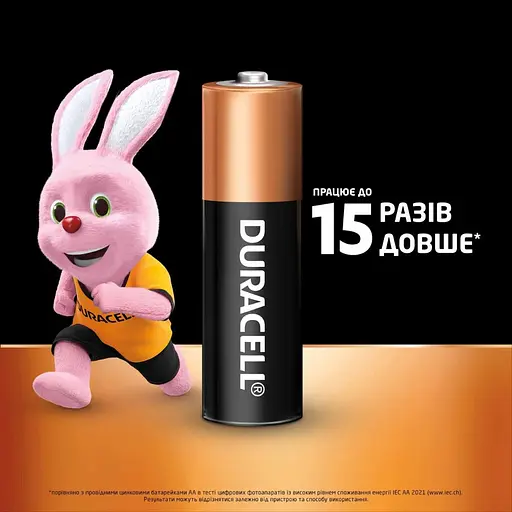 Батарейка Duracell Basic LR6/AA (4шт) - фото 2