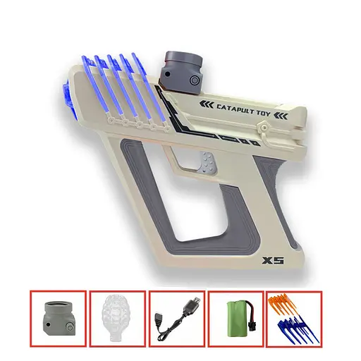 Пістолет на гідрогелевих кульках (орбізах) Gel Energy XS-873 Grey - фото 2