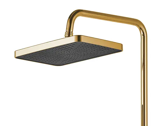 Душова система Rea Helix gold з виливом REA-P6619, Золотий - фото 8