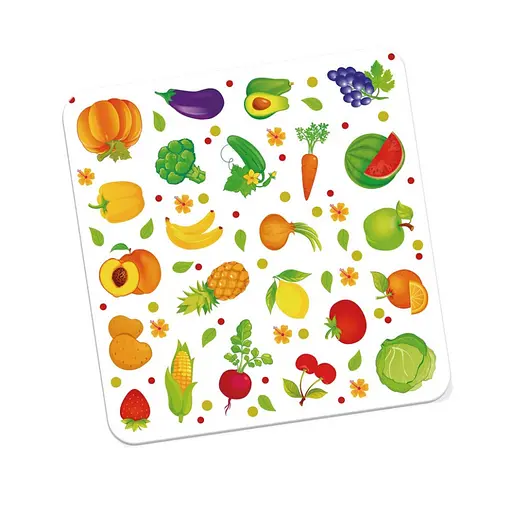 Набор для творчества "Овощи и Фрукты" VT4206-50, 23 наклейки на планшетке - фото 2