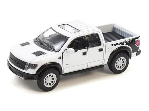 Машинка инерционная FORD F-150 Kinsmart KT5365 металл Белый - фото 1