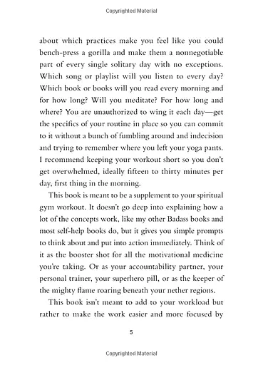 You Are a Badass Every Day. How to Keep Your Motivation Strong, Your Vibe High, and Your Quest for Transformation Unstoppable - фото 7