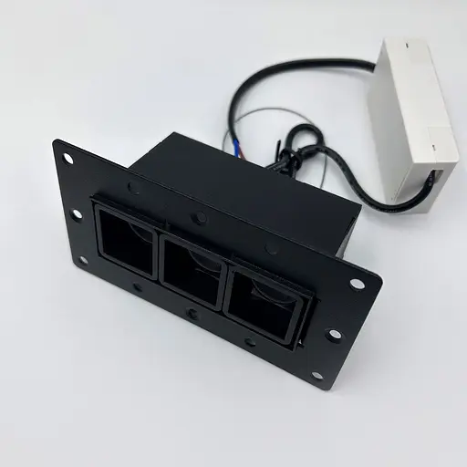 Встраиваемый светильник Skarlat RSL74145 3x2W BK 3000K - фото 4