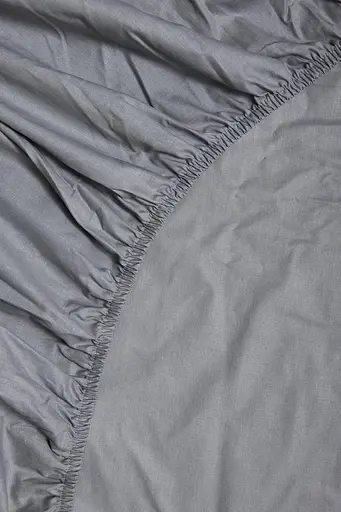 Простирадло на резинці Moon&Star Gray Бязь Gold Люкс 100х190х25 см - фото 2