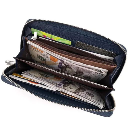 Кожаный женский кошелек ST Leather 20х10х2 см acs0015295 - фото 5