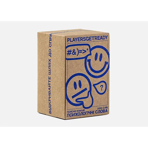 Настольная игра PLAYERSGETREADY Психологическая игра Объясни иначе (150 карточек) (укр.) (Explaindifferently#Ua) - фото 1