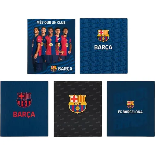 Набір зошитів Kite FC Barcelona 24 аркушів в клітинку 20 шт. (BC25-238)