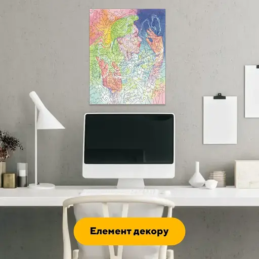 Дерев'яний фігурний пазл Музика, А2, Картонна коробка 300+ елементів - фото 5