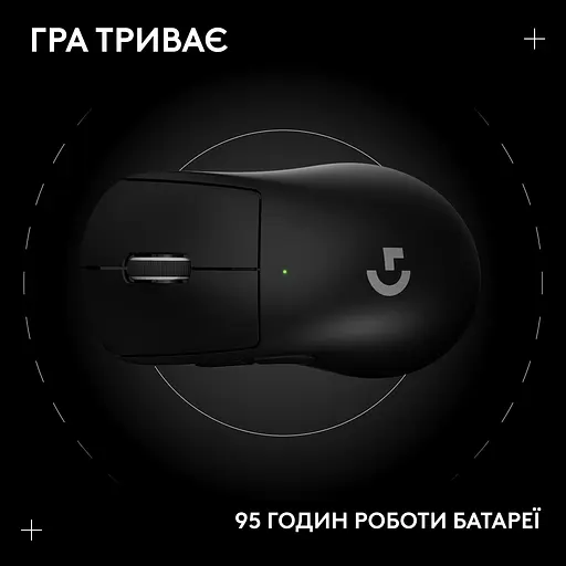 Мышь компьютерная Logitech Pro X Superlight 2 Dex Black (910-007357, 910-007359) - фото 5