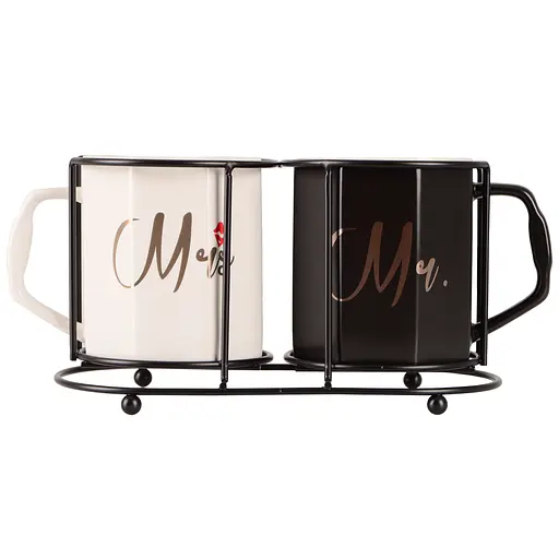 Набор чашек Led My Kiss на металлической подставке 400 мл (B060363)