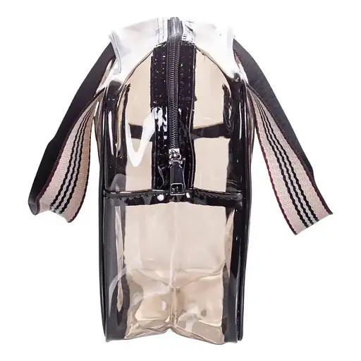 Косметичка Yiwu HP-16-4K дорожня 22х9х20 см водонепроникна прозора - фото 5