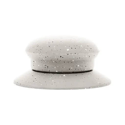 Ручка для кришки каструлі сковороди кругла керамічна, Мед Білий 85611 - фото 2