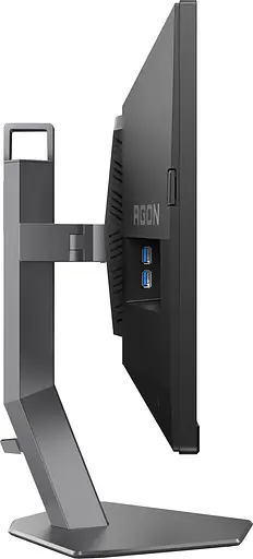 TFT 24.5" AOC AG256FS, Fast IPS, 390Гц, 2xHDMI, DP, USB-hub, HAS, Pivot, чорний - фото 9