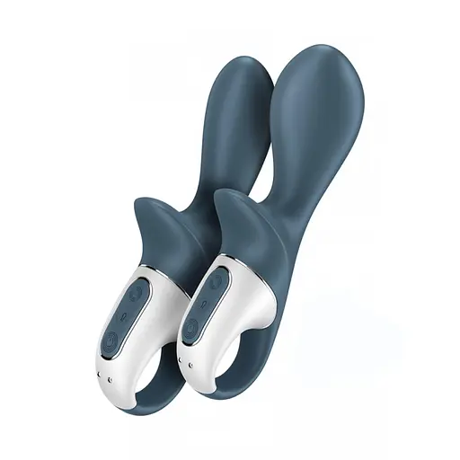 Анальний вібратор Satisfyer Air Pump Booty 2, 19 см (сірий) - фото 4