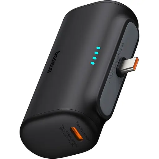 Зовнішній акумулятор Baseus Compact Type-C Edition 5000mAh 20W Black P10068306113-00 (132858) - фото 2