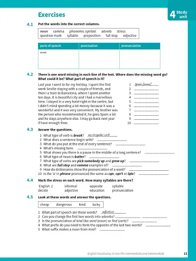 English Vocabulary in Use Pre-intermediate and Intermediate. Book with Answers. Vocabulary Reference and Practice (4th Edition) - фото 9