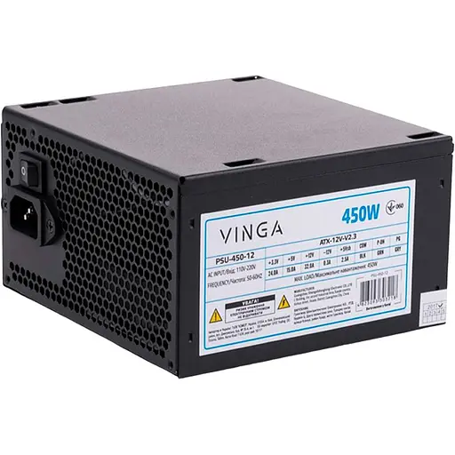 Блок питания Vinga 450W (PSU-450-12) [100289]