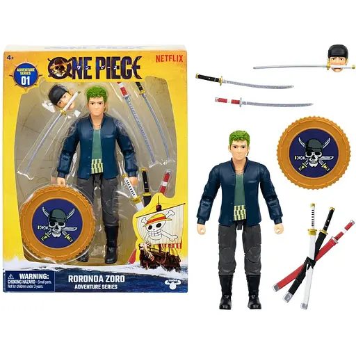 Колекційна фігурка Moose One Piece Zoro з артикуляцією (63314) - фото 2