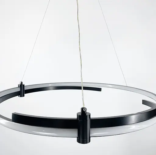 LED люстра у чорному каркасі Line.F Діаметр 60см - фото 9