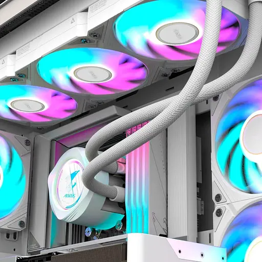 Вентилятор Gigabyte AORUS EZ CHAIN FAN 120 White (GP-ECFAN1201 ICE) - фото 6