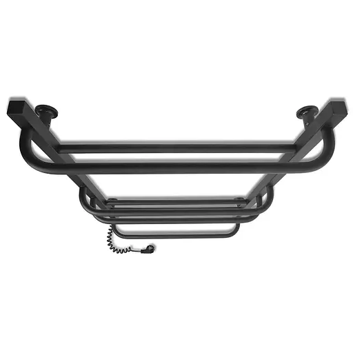 Електрична рушникосушарка Laris Зебра Комфорт ЧФЧ8 500x800 Е ліва R3 73207642, Чорний матовий, Ліве, Електронний - фото 4