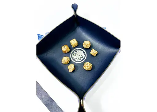 Настольная игра Планета Ігор Лоток для кубиков Ктулху (синий) (Dice tray Cthulhu navy) (pi-dt011) - фото 9
