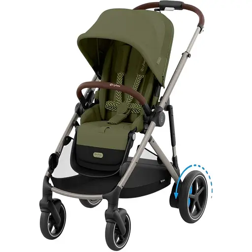 Коляска Cybex eGazelle S TPE Moss Green khaki (525000169)