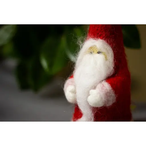 Дитячий набір творчості Валяння «Санта Клаус» ВАЛ-006 натуральна вовна - фото 5