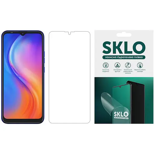 Захисна гідрогелева плівка SKLO екран для Tecno Camon 17P Матовий