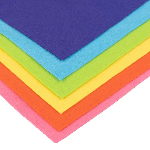 Фетр листковий, поліестер Rosa Talent 21, 5х28 см Білий 180г/м2 - фото 7