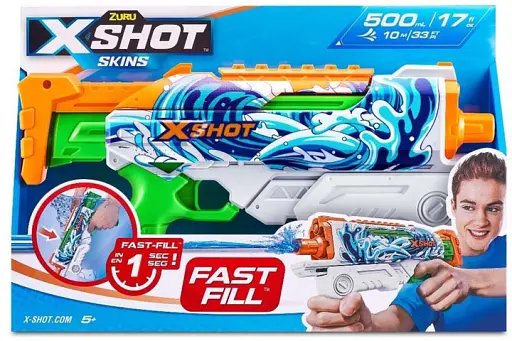 Водный бластер Zuru X-Shot Fast FIill Sins Hyperload Waves (11854A) - фото 6